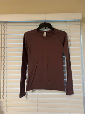 Athleta Momentum Seamless Top Mauve Dusty Rose Size XS